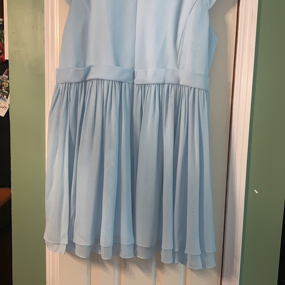 Azazie bridesmaid dress size A28 style ingrid color sky blue - Picture 7 of 7